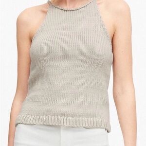 Banana Republic Women's Beige Knit Halter Top